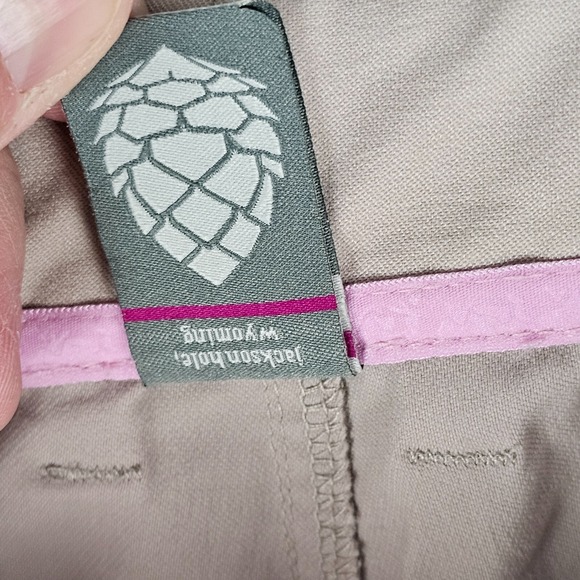 Stio Joggers Pants Womens 8 Beige Nylon Blend Slash Patch Pockets Performance - Picture 8 of 11